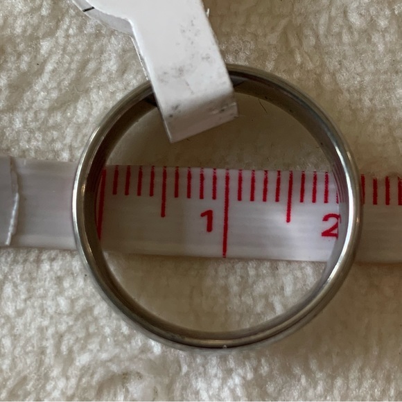 🎉3/$45🎉 Rounded silver tone band size 9.5 - Picture 6 of 7